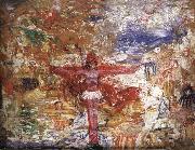 James Ensor Christ in Agony Germany oil painting artist
